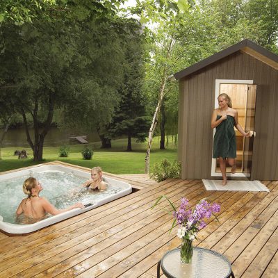 Traditional Outdoor Saunas Patio Series