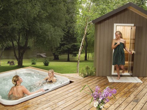 Traditional Outdoor Saunas Patio Series