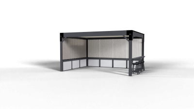 3384 - Tuscon_Slide_BaseModel_MetalPanle_LouverPanel_HD_01 - Buy Online at SML Entertainment