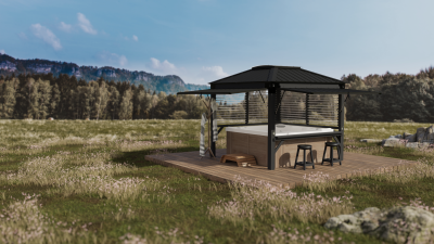 Sedona - COVER DECOR HOT TUB_ 4K_LEFT_01 - Buy Online at SML Entertainment