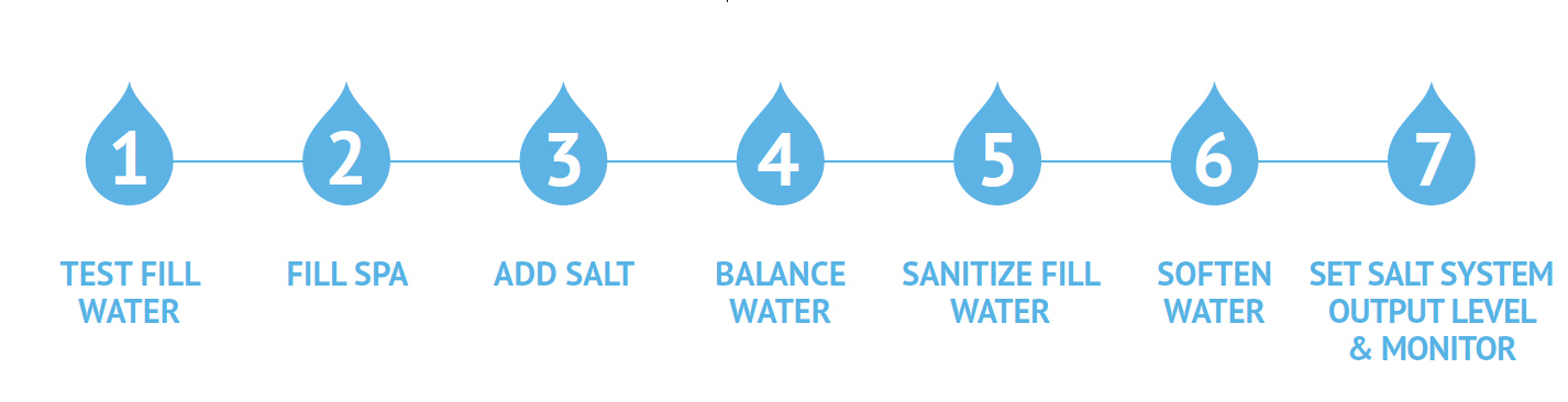 Salt system steps