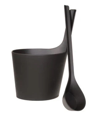 Sauna bucket and ladle