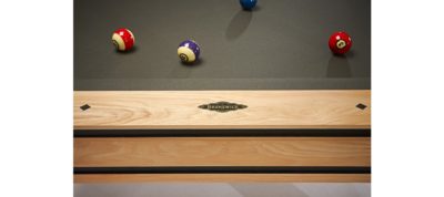 Hickory Pool Table Detail