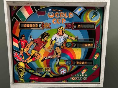 World Cup Pinball head glass