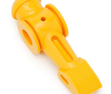 Yellow Tornado Foosball man